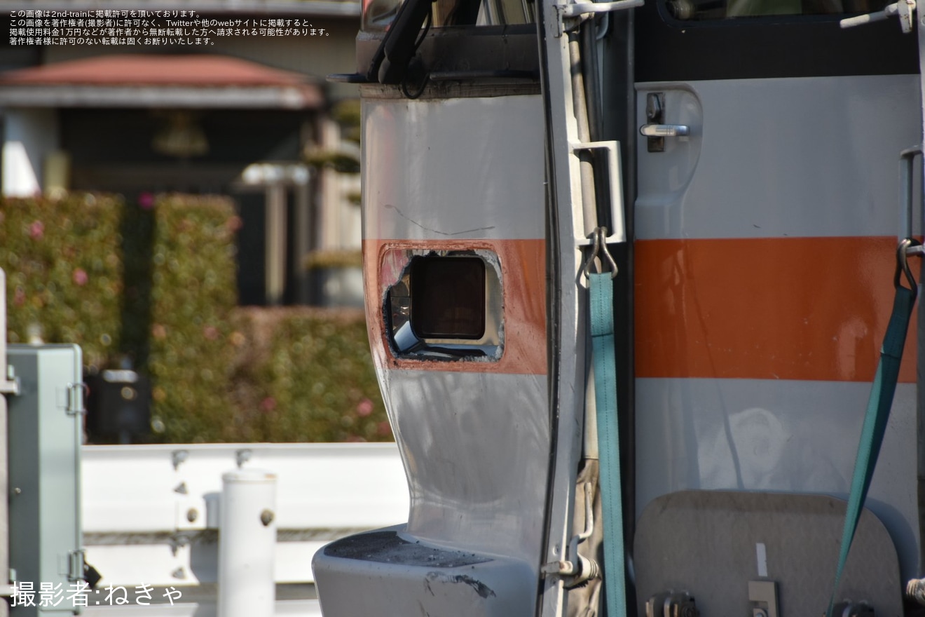 【JR海】脱輪した313系R110編成が日本車両入場の拡大写真