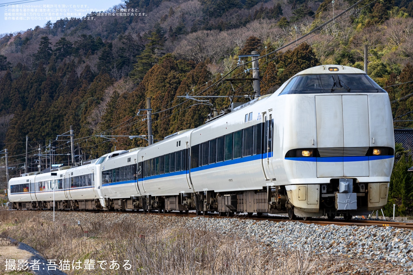 【JR西】七尾～和倉温泉間での運転再開に向けた試運転の拡大写真