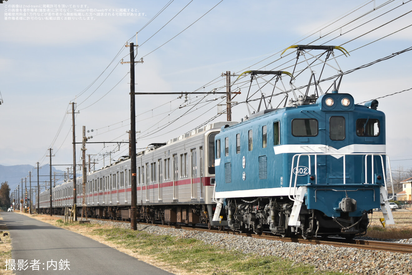 【東武】10030型11641F+11445F南栗橋工場入場回送の拡大写真