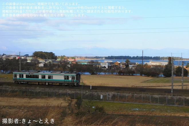 【JR西】125系F6編成吹田総合車両所本所出場回送を不明で撮影した写真