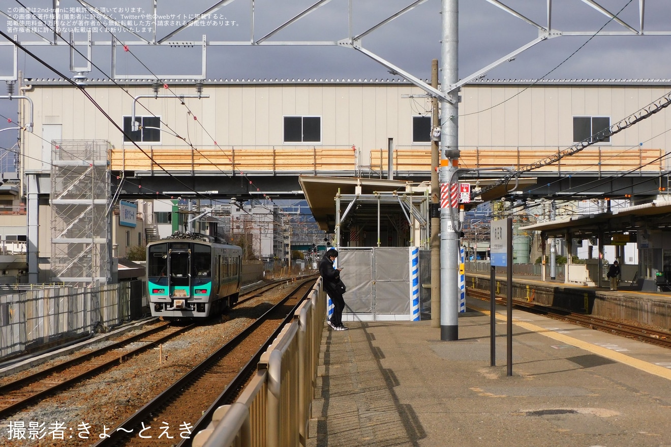 【JR西】125系F6編成吹田総合車両所本所出場回送の拡大写真