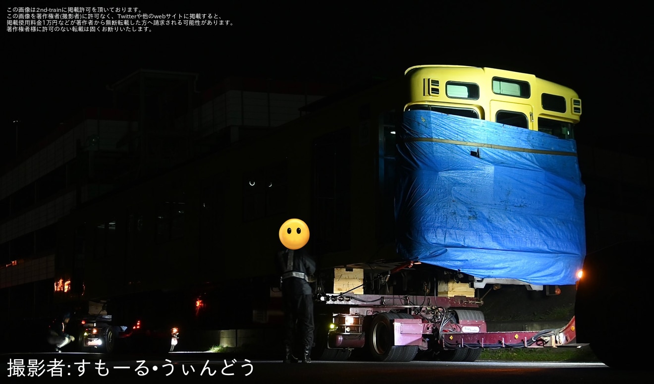 【西武】2000系2409Fが横瀬車両基地から廃車・解体のため陸送の拡大写真