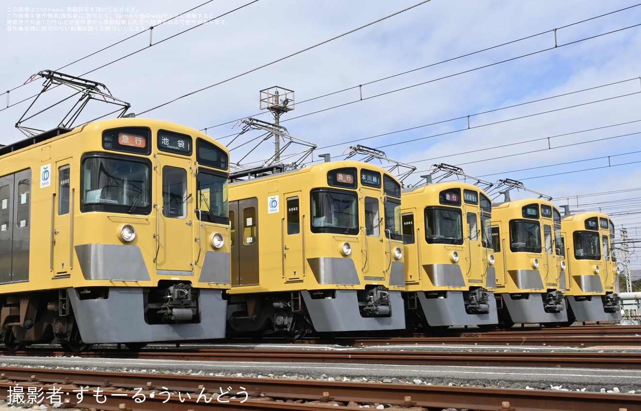 【西武】「新2000系を撮ろう!撮影会」開催(撮影会パート)の拡大写真