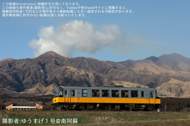 【南阿蘇】「MT-3001」号車を使用した「卒業列車」