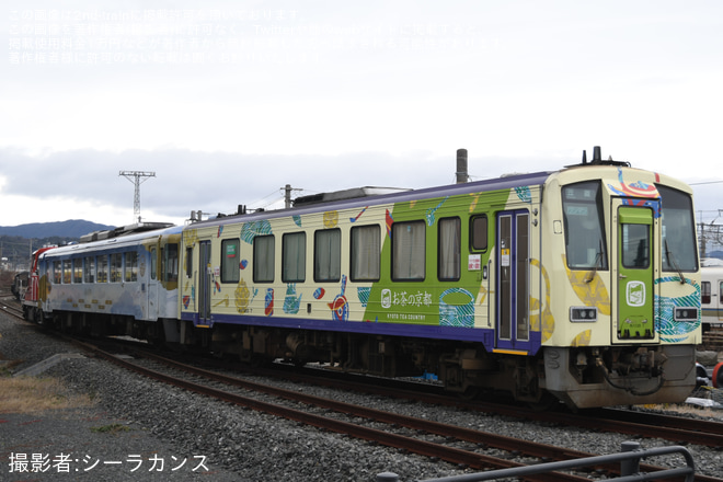 【JR西】キハ120-7+KTR801 梅小路運転区構内入換