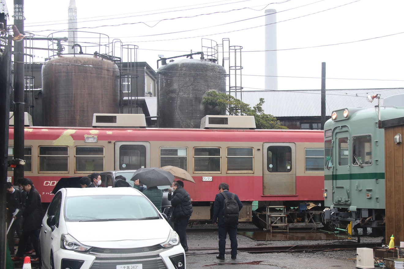 【銚電】3000形3001F使用の貸切列車が運転の拡大写真