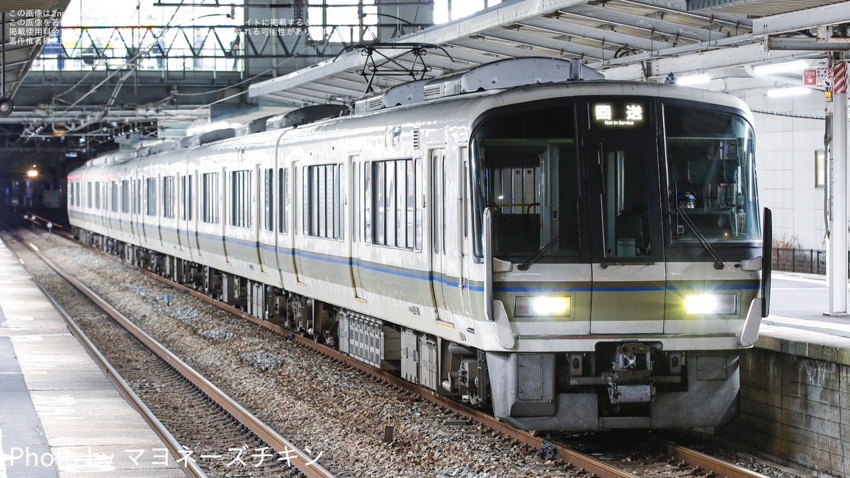 JR西】221系B7編成宮原疎開回送 |2nd-train鉄道ニュース