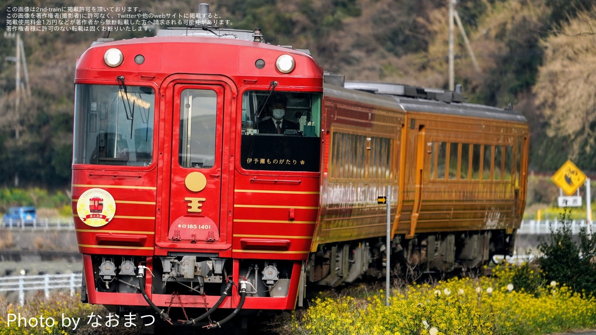 JR四】ヘッドマーク掲出「伊予灘ものがたり 菜の花編」を運行 |2nd