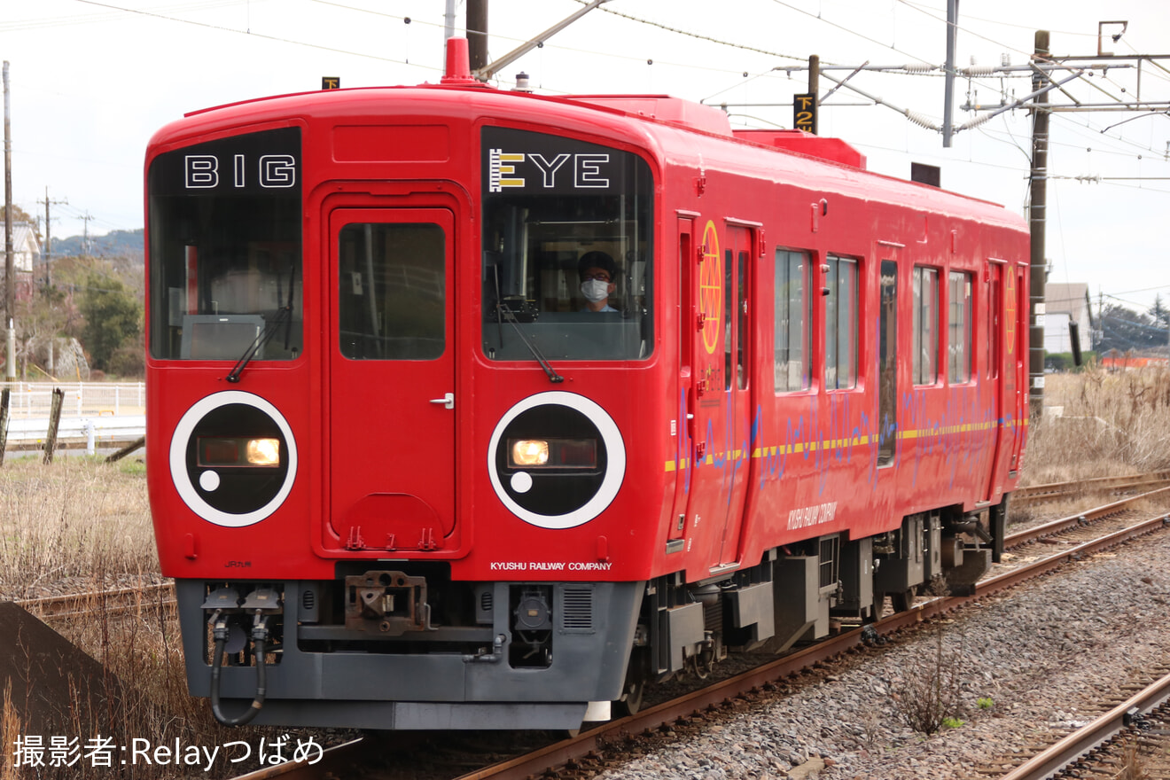 【JR九】BE220-1「BIG EYE」が日豊本線・鹿児島本線で試運転の拡大写真