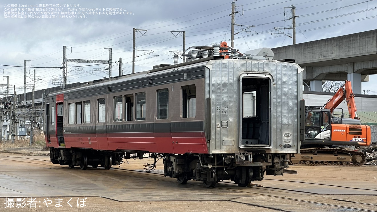 【JR東】狭軌用最後の719系「フルーティアふくしま」が解体開始の拡大写真