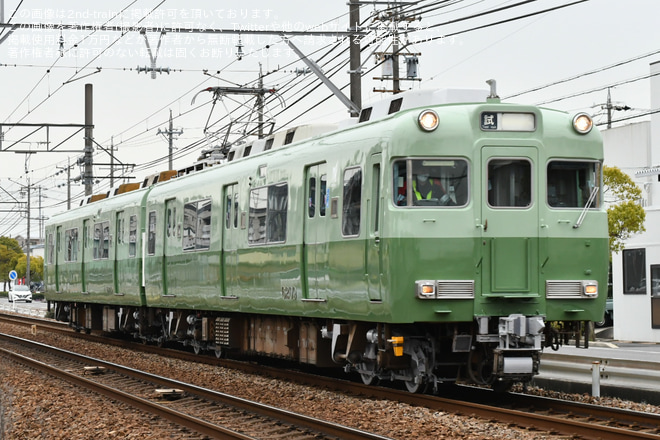 【名鉄】6000系 6009Fが｢名鉄広見線復刻塗装列車｣になり舞木検査場出場試運転を一ツ木～富士松間で撮影した写真