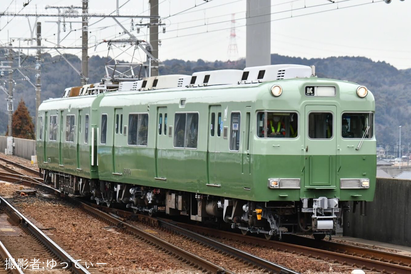 【名鉄】6000系 6009Fが｢名鉄広見線復刻塗装列車｣になり舞木検査場出場試運転の拡大写真