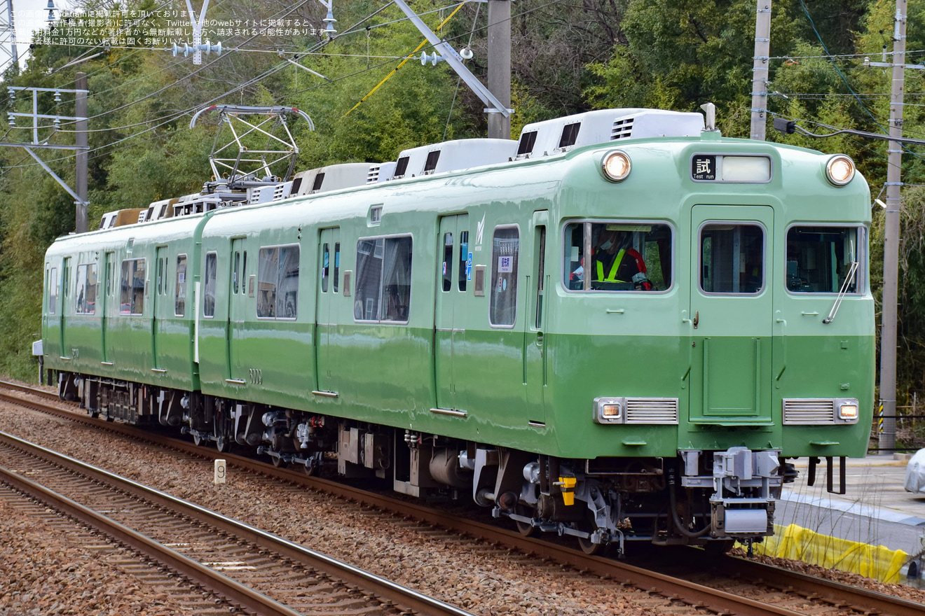 【名鉄】6000系 6009Fが｢名鉄広見線復刻塗装列車｣になり舞木検査場出場試運転の拡大写真
