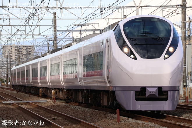 【JR東】E657系が東海道線を走行する「水戸偕楽園平塚号」を運行を茅ヶ崎〜辻堂間で撮影した写真