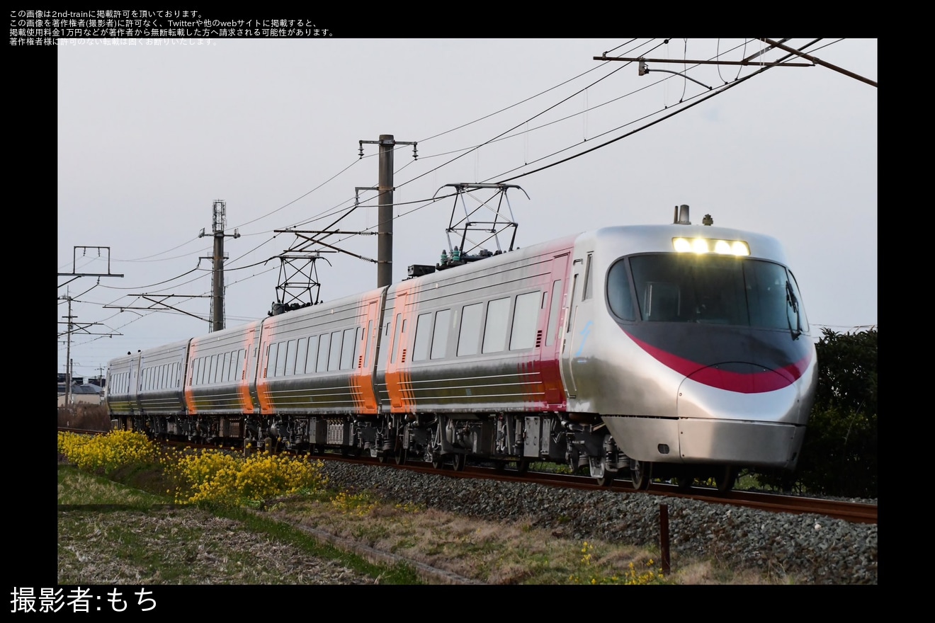 【JR四】8000系L6編成多度津工場出場試運転(202403)の拡大写真