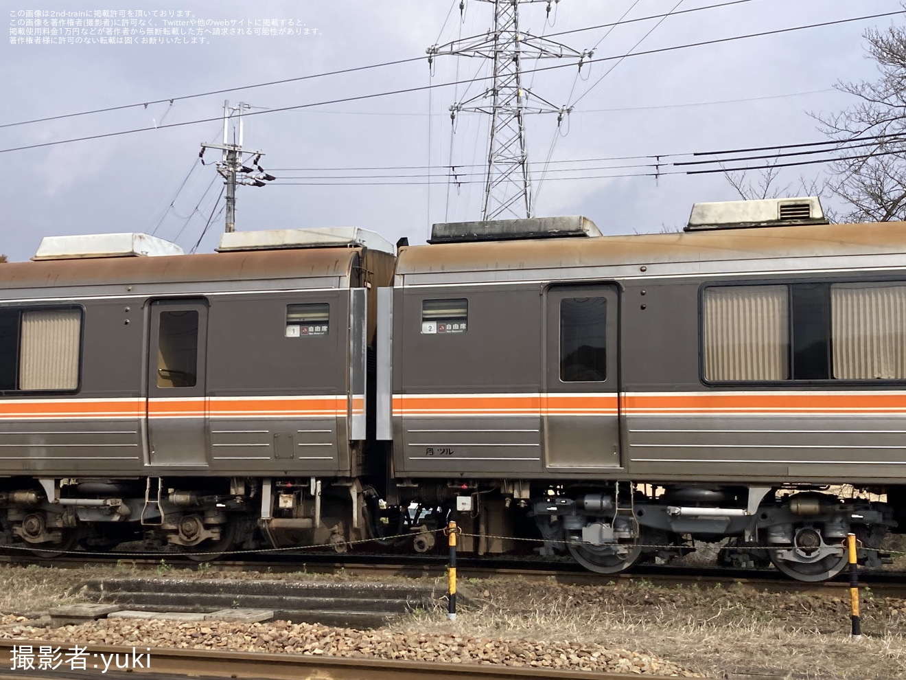 【京都丹後】KTR8500形KTR8501+KTR8502が豊岡への拡大写真