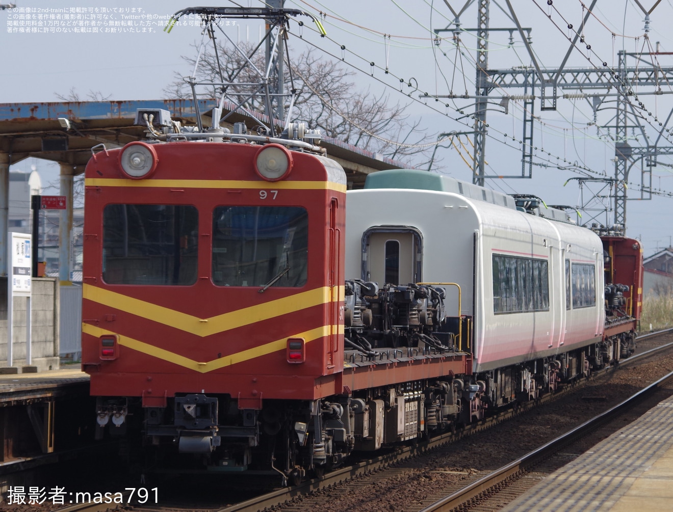 【近鉄】26000系SL02(吉野方2両)五位堂出場回送の拡大写真