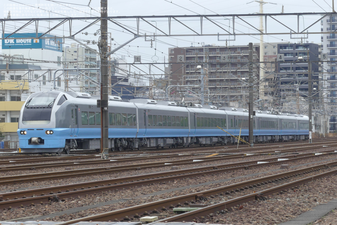 【JR東】E653系K71編成が新金線で試運転・初入線の拡大写真