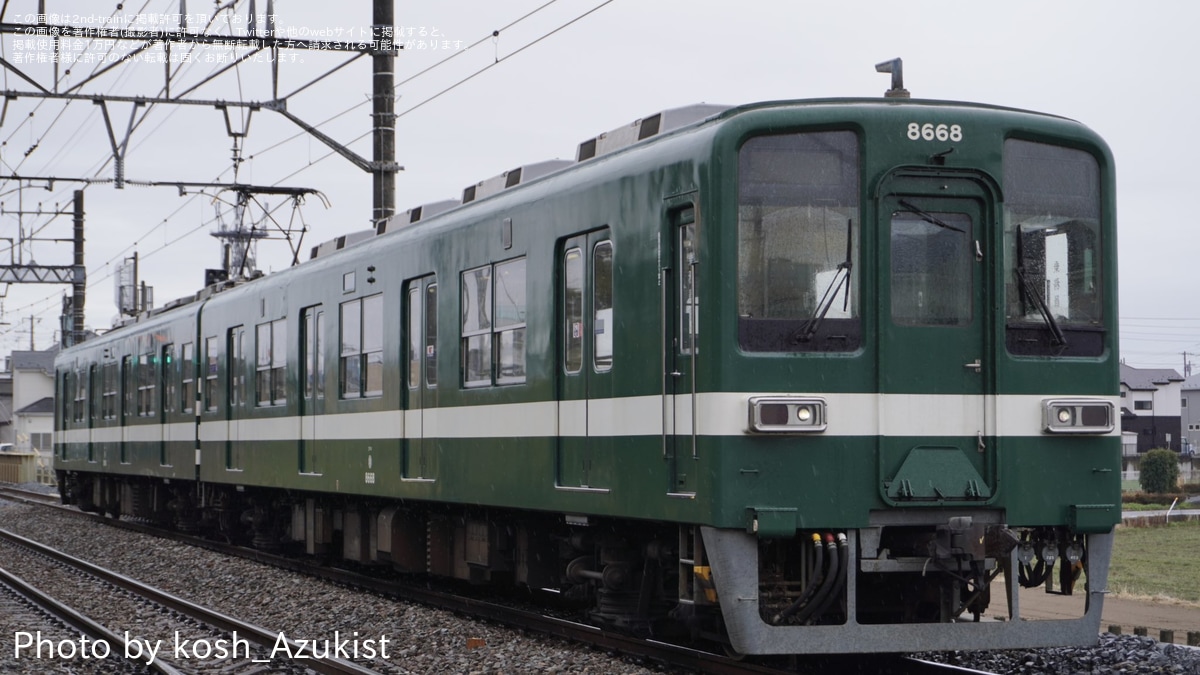 東武】8000系8568Fが大師線での運用後の返却回送 |2nd-train鉄道ニュース