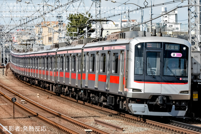 【東急】5050系5159F試運転を多摩川駅で撮影した写真