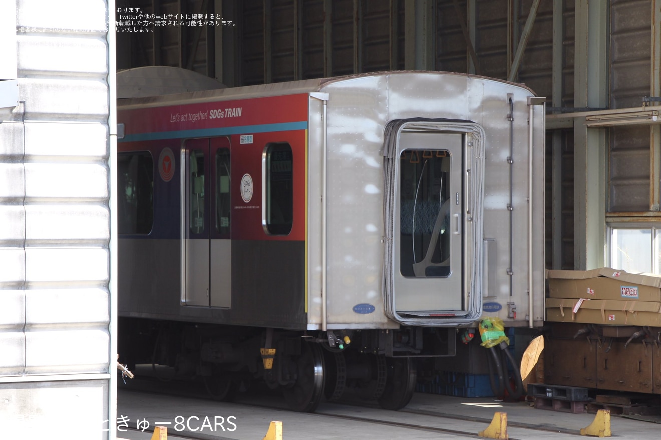 【東急】3020系3122F(SDGsトレイン) からサハ3422抜き取り7両編成にの拡大写真