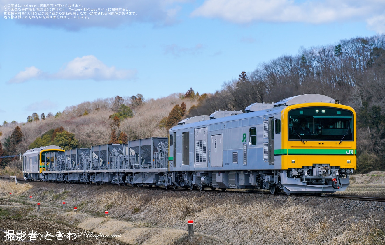 【JR東】GV-E197系TS06編成が水郡線で試運転の拡大写真