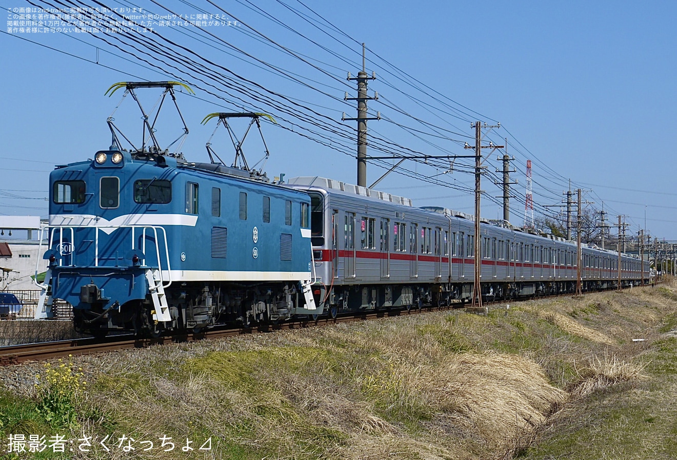 【東武】10030型11641F+11445F 南栗橋工場出場回送の拡大写真