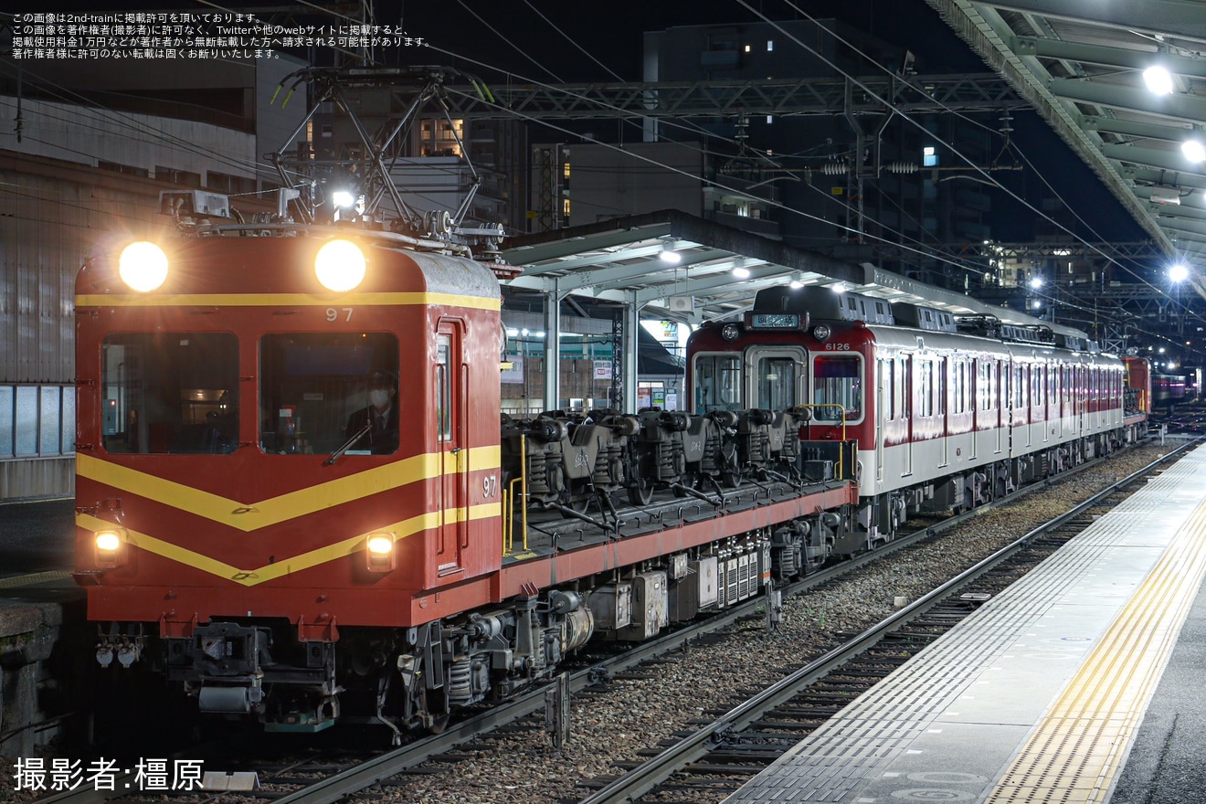 【近鉄】6020系C31五位堂検修車庫入場回送の拡大写真