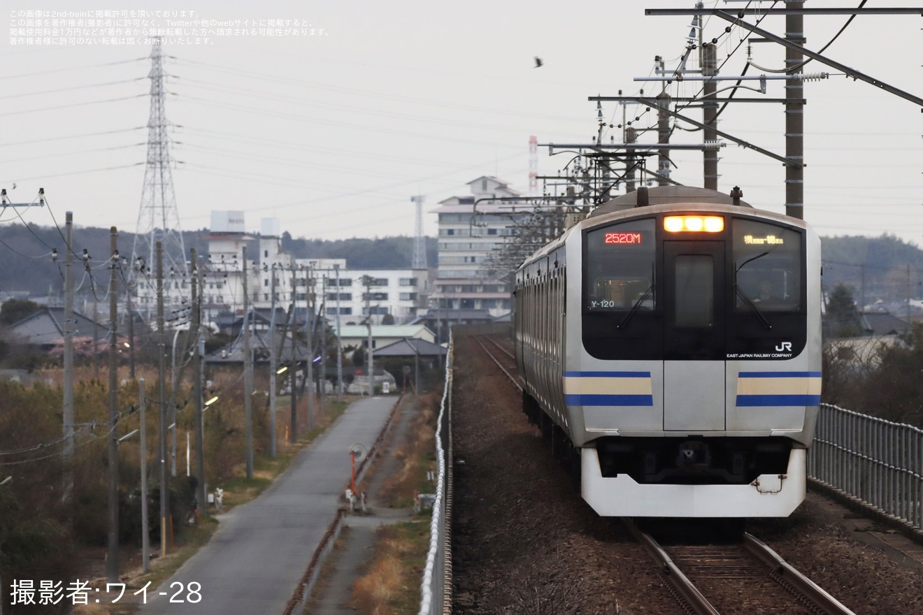 【JR東】E217系の鹿島線定期運用が終了への拡大写真