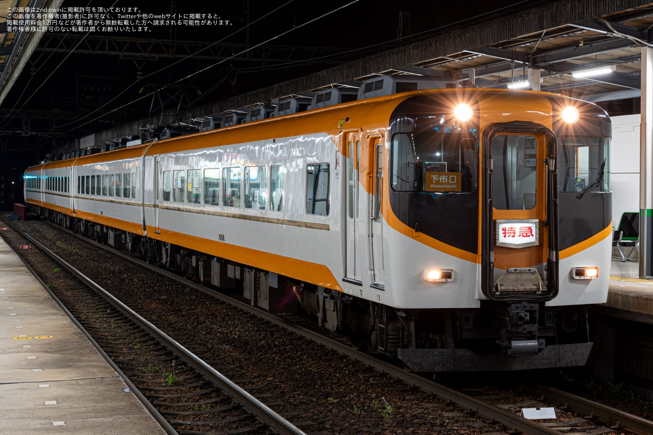 【近鉄】16000系Y08とY51が定期営業運転を終了の拡大写真