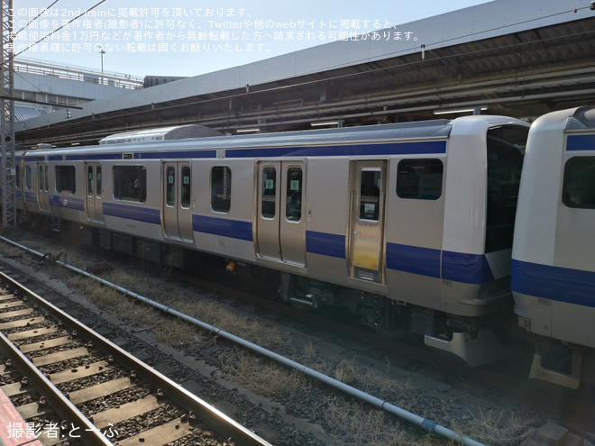【JR東】二代目のクハE531-17を含んだE531系K409編成が運用復帰を上野駅で撮影した写真