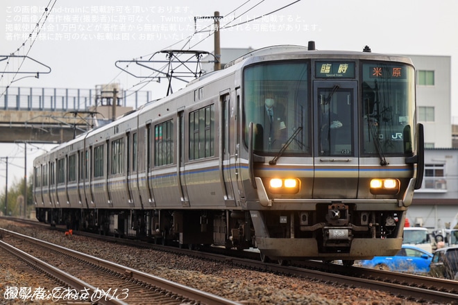 【JR西】しらさぎ52号・65号代替としての臨時快速が米原〜敦賀間で運転