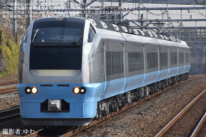 【JR東】特急「鎌倉」がE653系に車両変更を新子安駅で撮影した写真