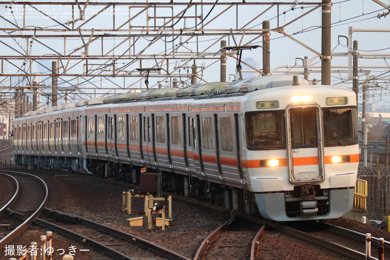 【JR海】313系と315系の連結した営業列車が運転開始の拡大写真