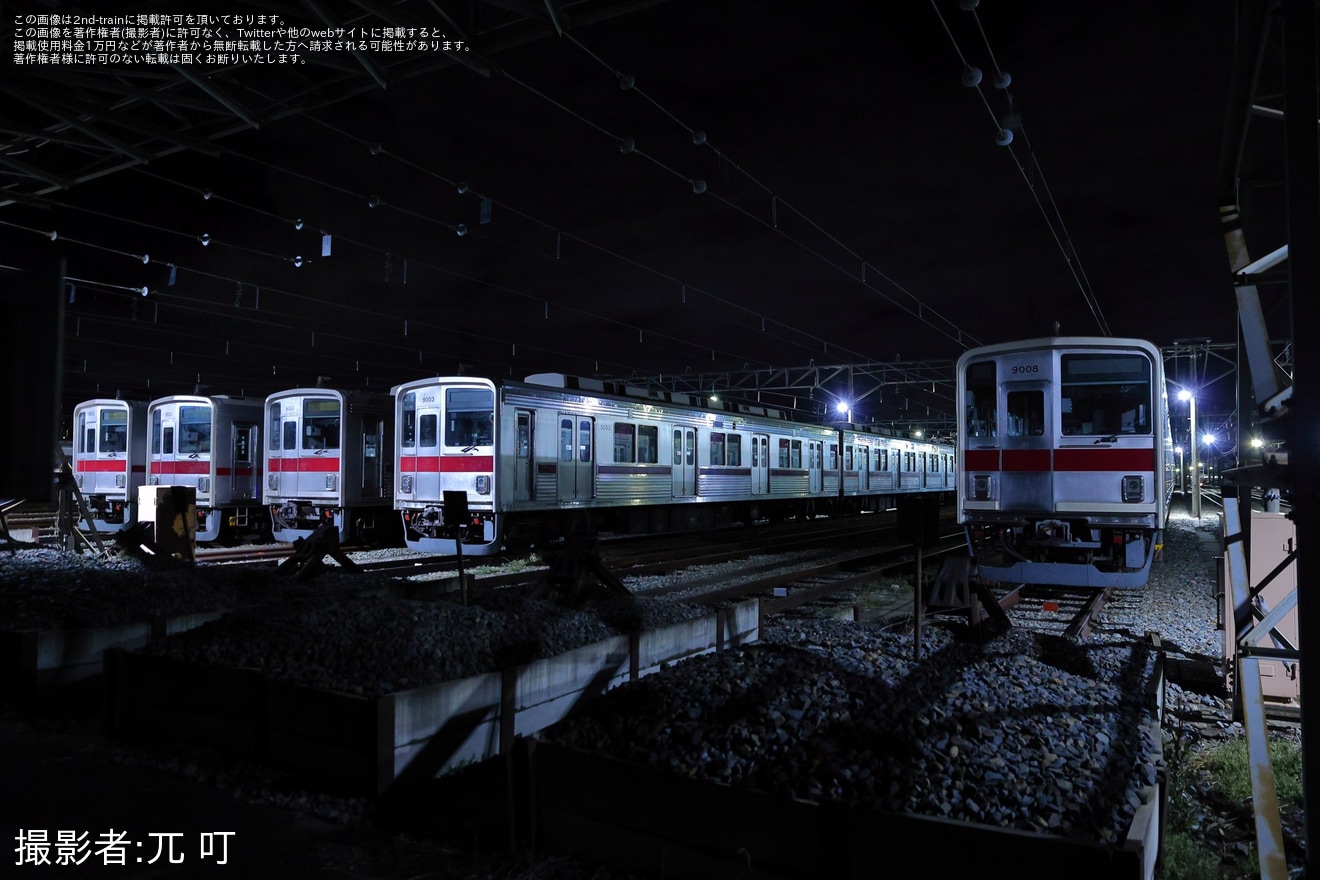 【東武】9000系9107Fが試運転の拡大写真