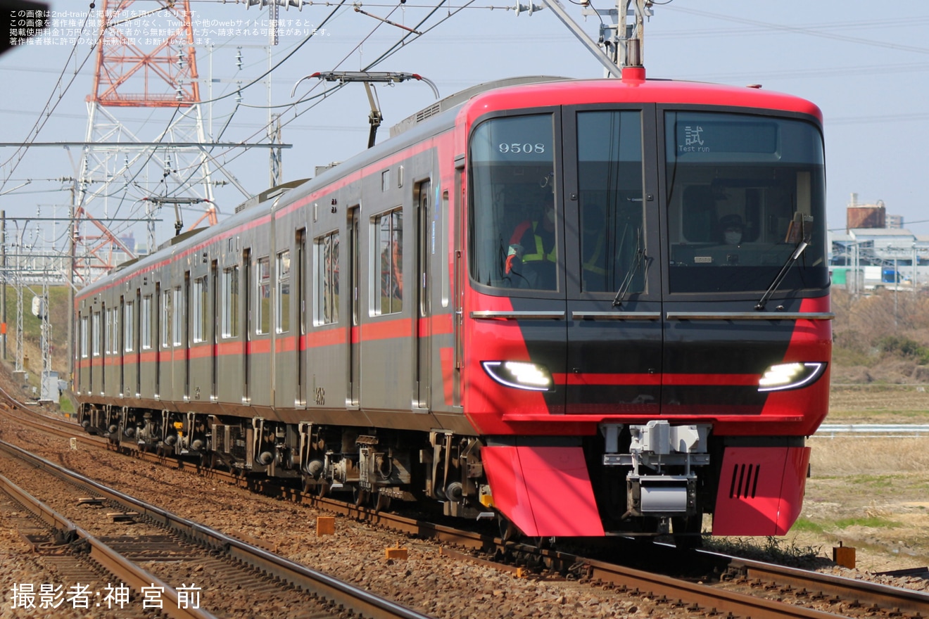 【名鉄】9500系9508F舞木検査場出場試運転 の拡大写真