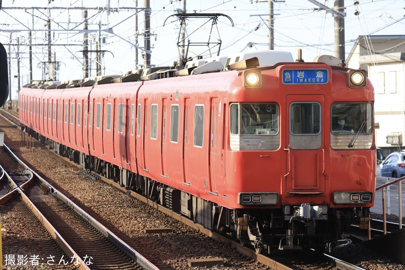 【名鉄】鶴舞線直通車両（100系・200系）の定期急行運用が登場の拡大写真