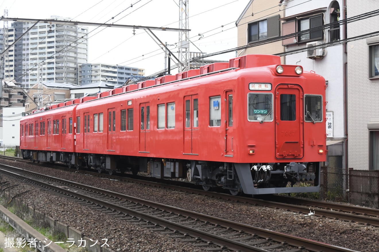 【南海】7100系7187F(めでたいでんしゃ さち) 千代田工場出場試運転の拡大写真