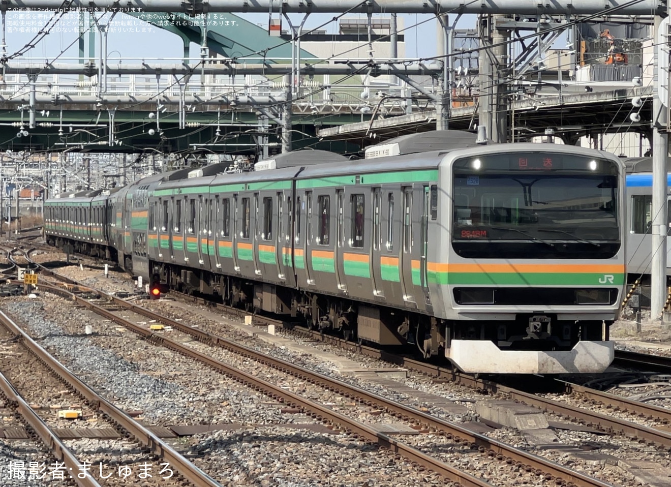 【JR東】E231系U526編成東京総合車両センター入場回送の拡大写真