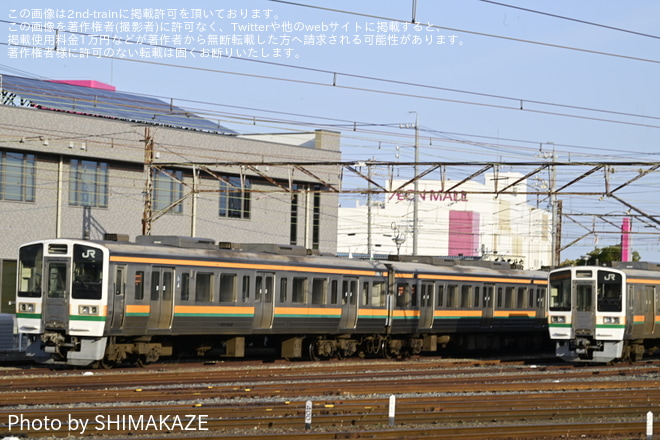 【JR海】211系SS7編成とSS8編成とSS11編成が富田駅へ回送