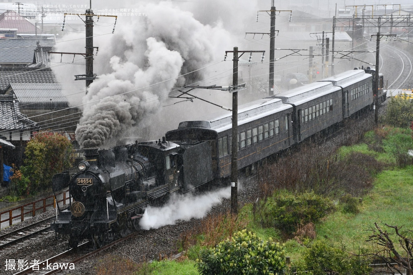 【JR九】沿線の方々等の招待客を乗せ『SL人吉』ラストラン運行の拡大写真