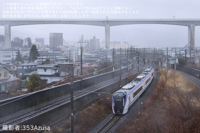 【JR東】E353系S206編成が辰野支線で試運転を不明で撮影した写真