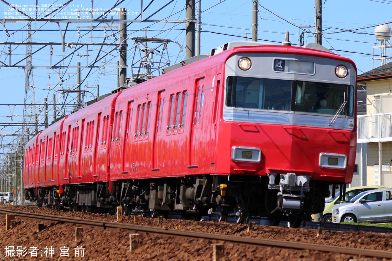 【名鉄】6500系6504F舞木検査場出場試運転 の拡大写真