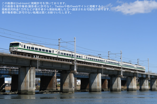【JR東】「185」が185系C1編成で運転を茅ヶ崎～平塚間で撮影した写真