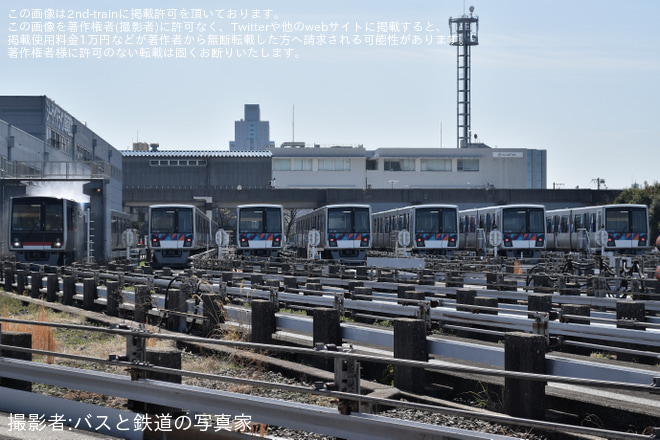 【横シー】「シーサイドラインフェスタ2024」開催を横浜シーサイドライン本社 並木中央車両基地で撮影した写真