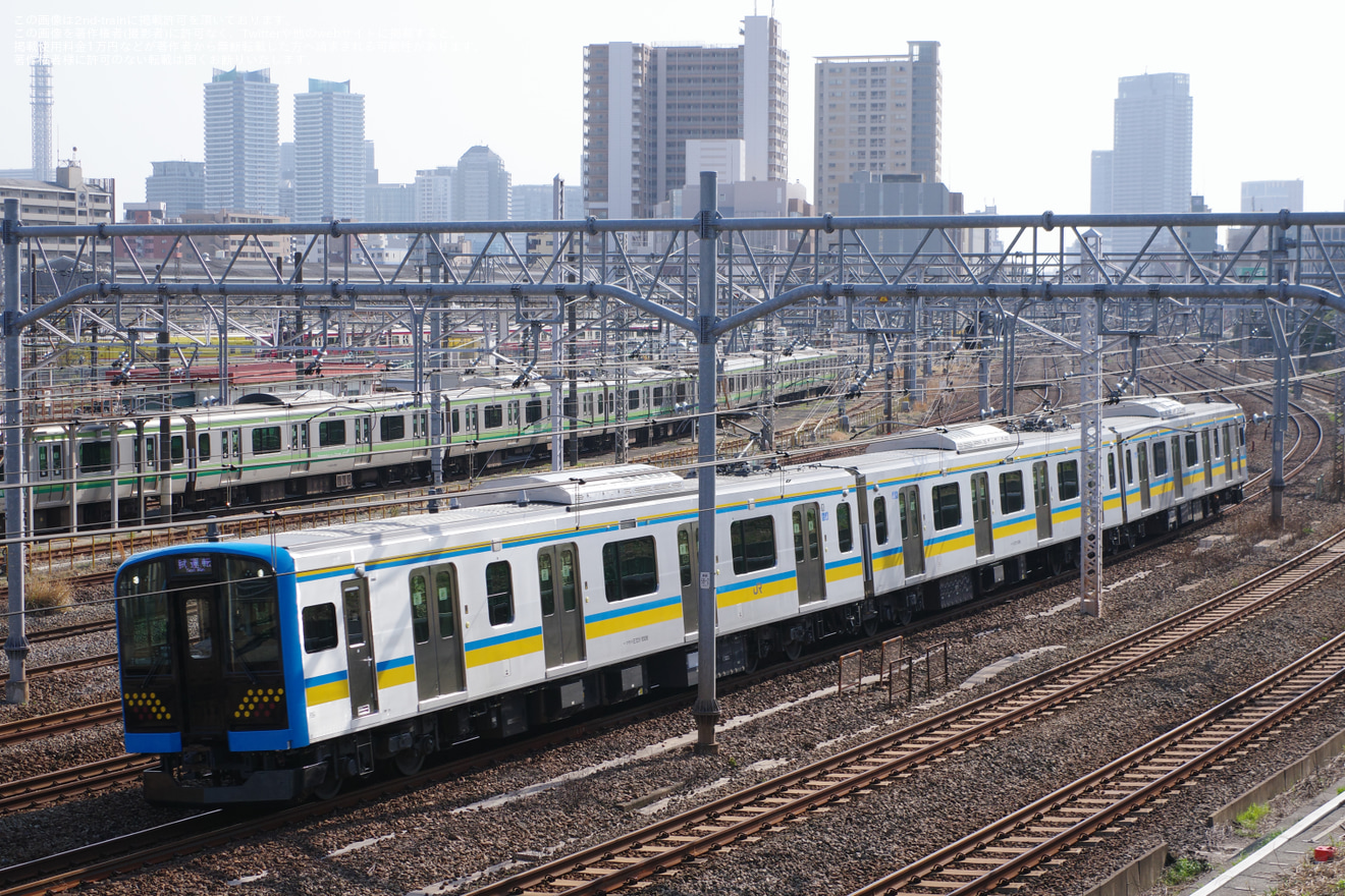 【JR東】E131系ナハT6編成が東海道線(旅客線)を試運転の拡大写真