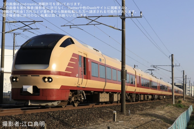 【JR東】E653系を使用した東京〜仙台間の臨時快速