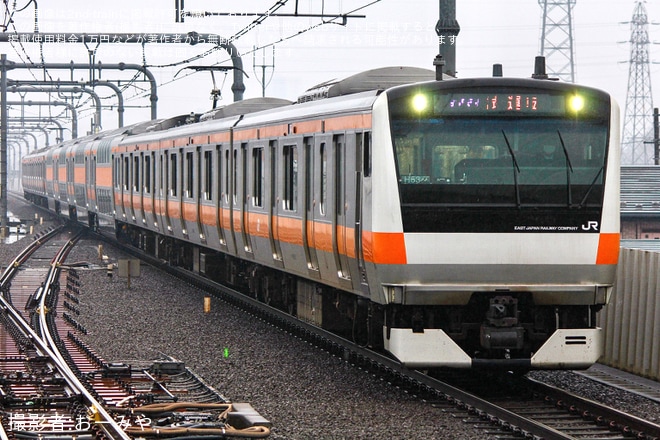 【JR東】E233系トタH53編成グリーン車サロE232/サロE233-25,26組込 性能確認試運転を東小金井駅で撮影した写真