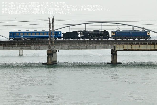 【JR西】D51-200本線試運転を石山～瀬田間で撮影した写真