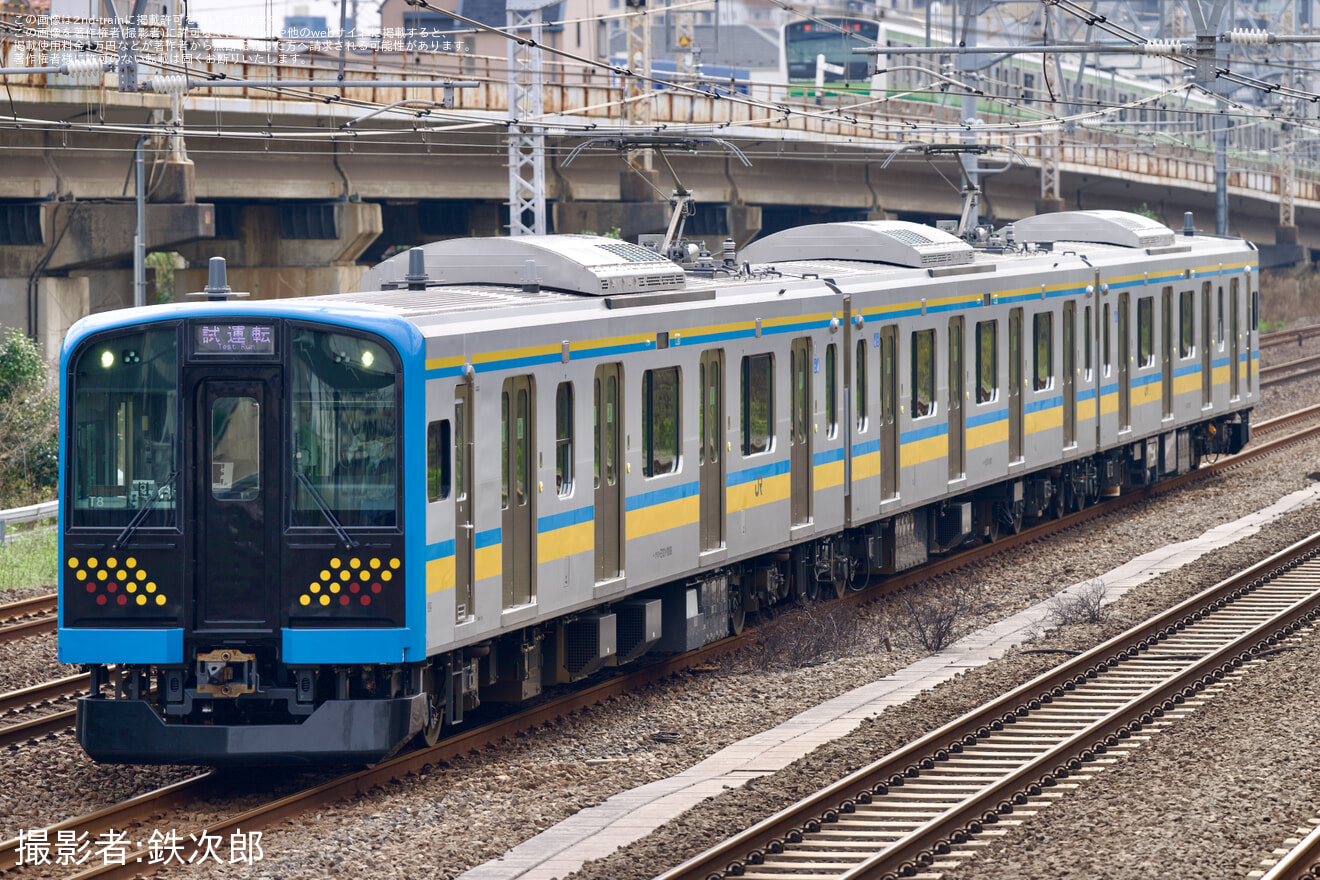 【JR東】E131系ナハT8編成が東海道線(旅客線)を試運転の拡大写真